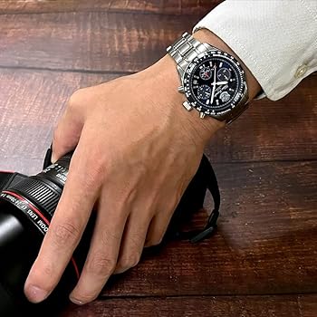 GUIONNET ブルーインパルス クロノグラフ スモールセコンド メンズ GUIONNET ブルーインパルス クロノグラフ スモールセコンド